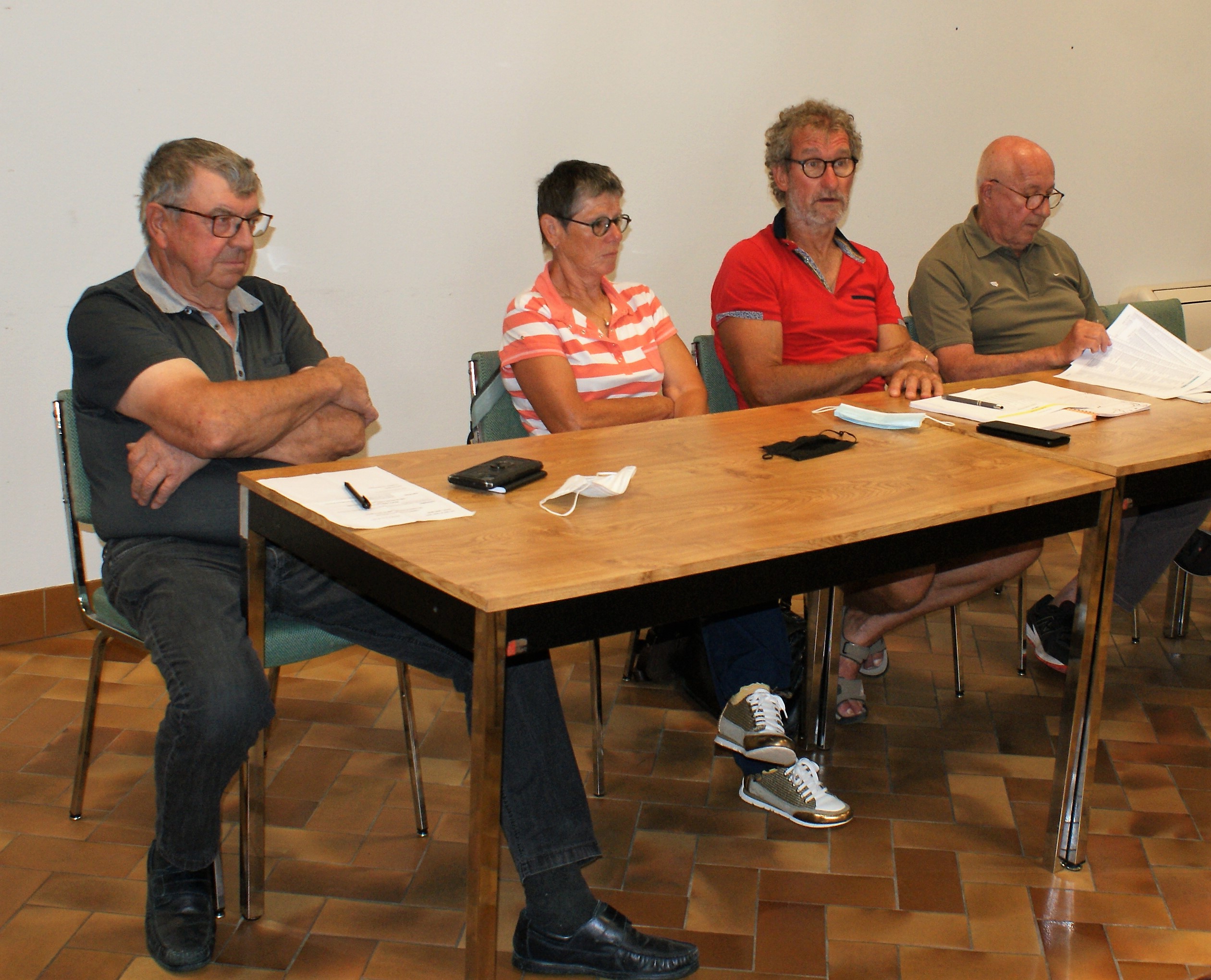 le bureau des Amis de St Mont