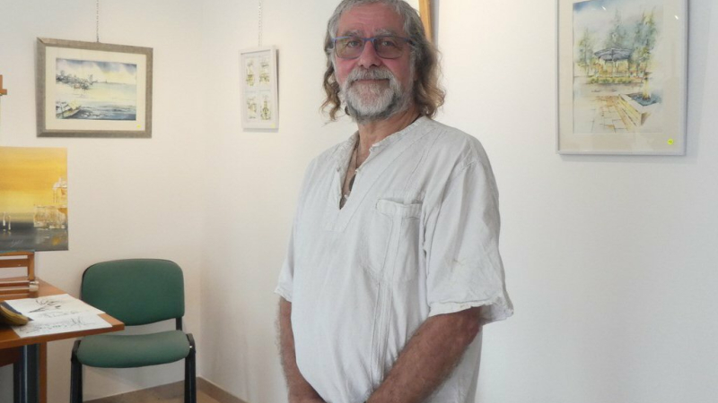 Aquarelles et acryliques de Michel Schnur