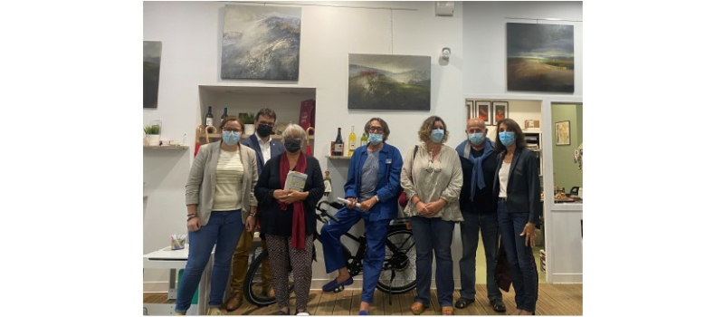 Françoise Bellière expose à l'Office de Tourisme d'Artagnan en Fezensac