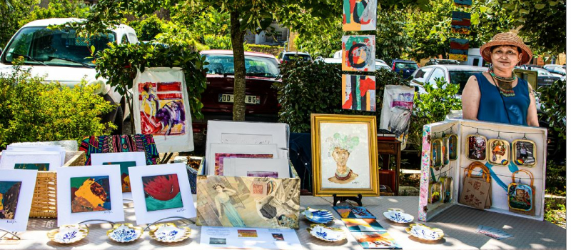 «Artistes dans la rue» à Aignan: vif succès  