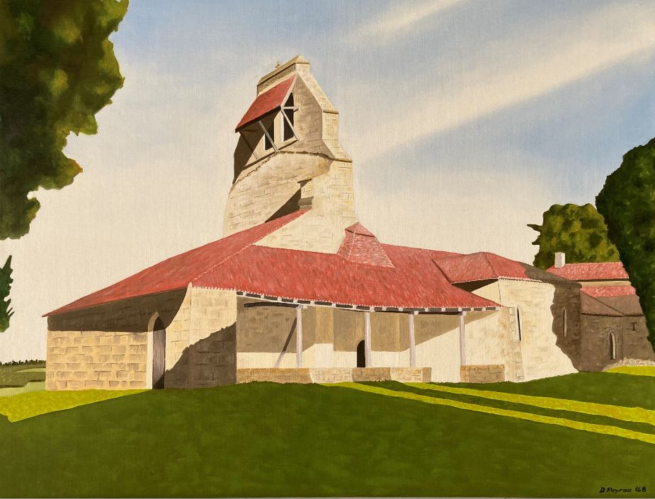 L'église de Heux, une œuvre réalisée pour cette exposition