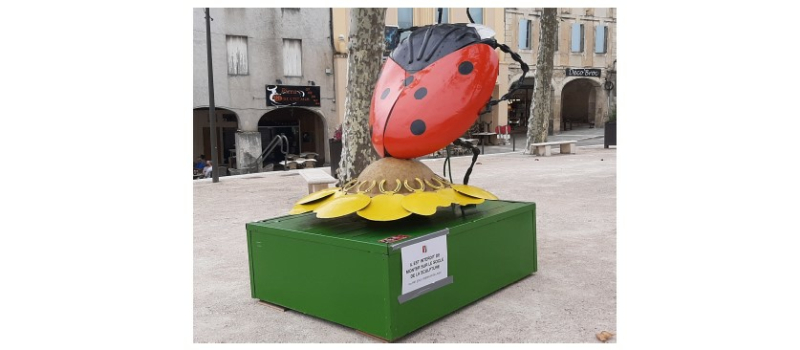 Cette année, c’est une coccinelle porte-bonheur qui veillera sur Vic-Fezensac !
