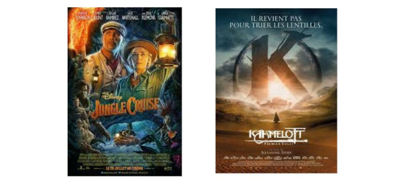 Jungle Cruise et Kaamelot au cinéma jeudi !