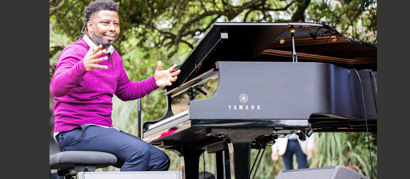 Jazz in Marciac au cœur du Saint Mont à Sabazan avec Rolando Luna le 30 juillet