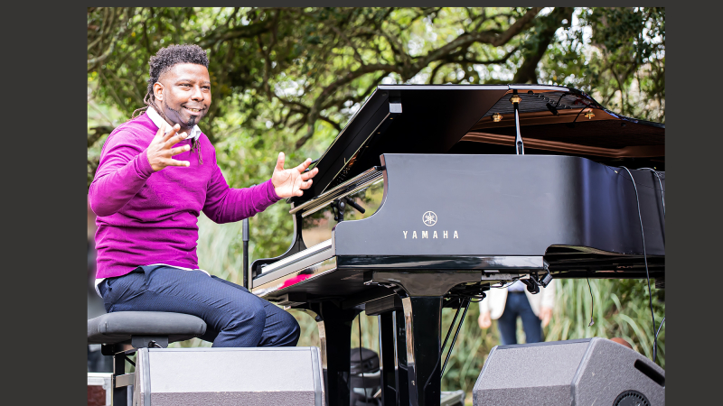 Jazz in Marciac au cœur du Saint Mont à Sabazan avec Rolando Luna le 30 juillet