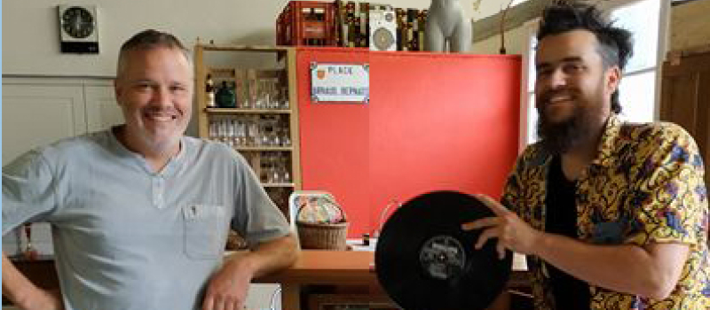 Atelier de pressage de disque vinyle 