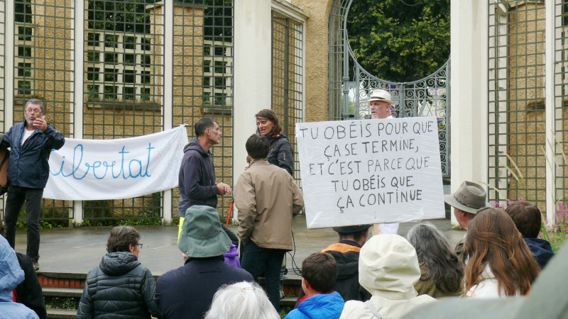Pass sanitaire : Les opposants ont manifesté