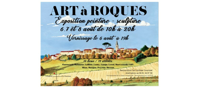 Roques, galerie d'art pour un week-end !