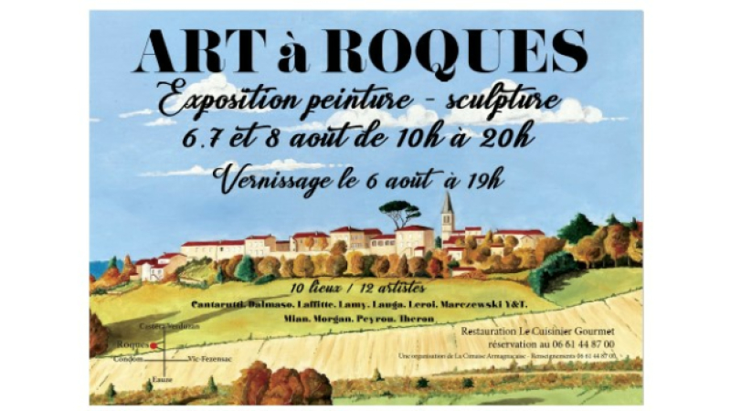 Roques, galerie d'art pour un week-end !