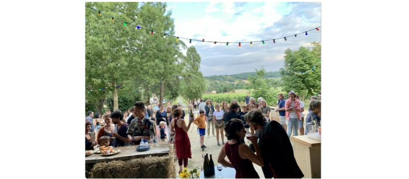 Une jolie fête au domaine Le Broca