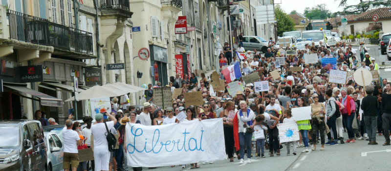 Anti pass : plus d'un demi-millier de manifestants