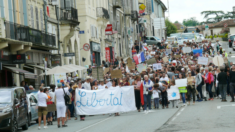 Anti pass : plus d'un demi-millier de manifestants