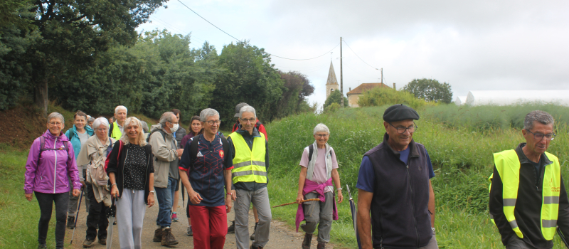 Balade de l'été de Vic-Fezensac à Mourède sous la pluie puis le soleil !