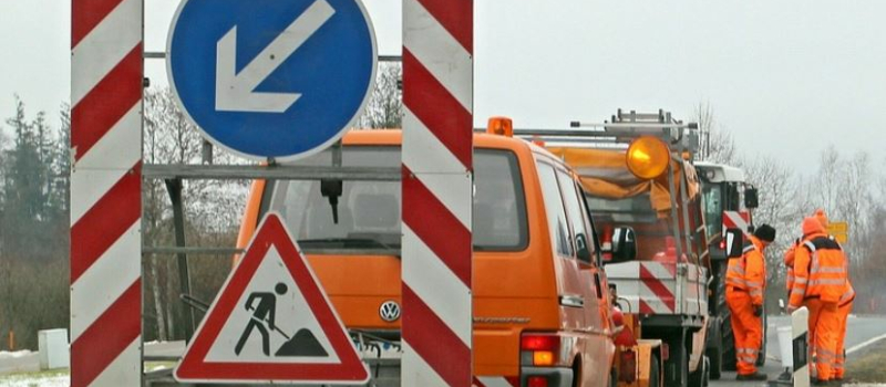 Travaux sur la RN 124
