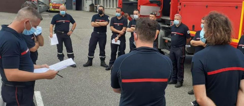 Les sapeurs pompiers gersois en renfort sur les feux de forets