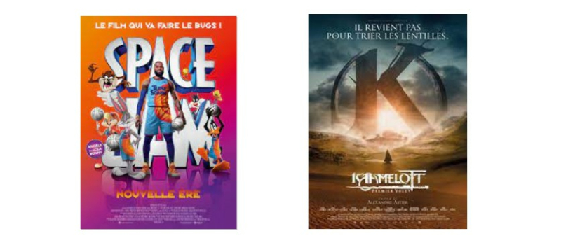 Space Jam et Kaamelot au cinéma mercredi