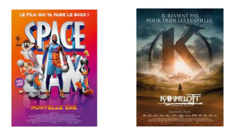 Space Jam et Kaamelot au cinéma mercredi