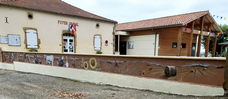 une fresque de belle dimension