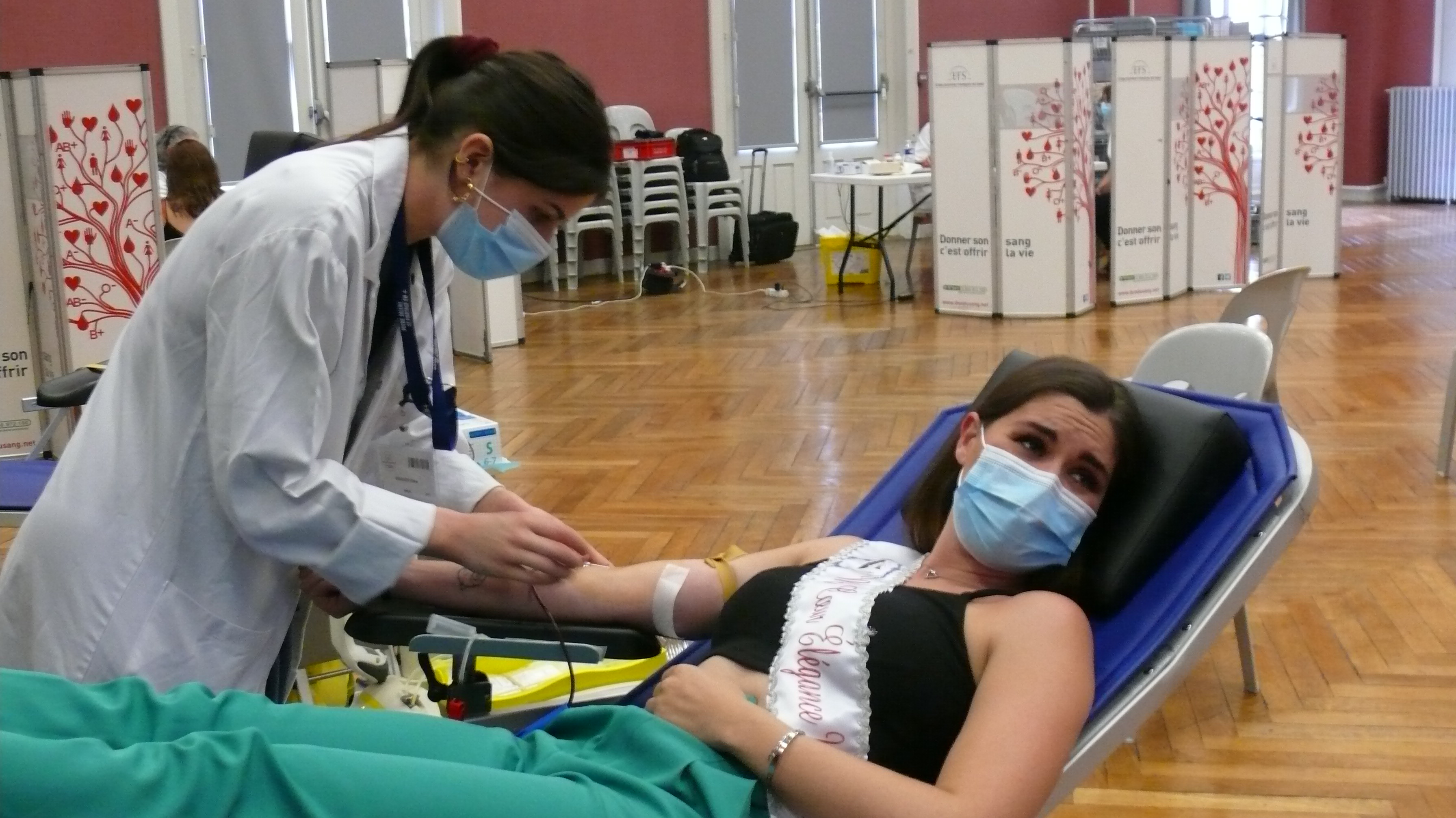 Tatiana Baqué, Miss Cœur Elégance Midi-Pyrénées : le don du sang une cause qu'elle défend.