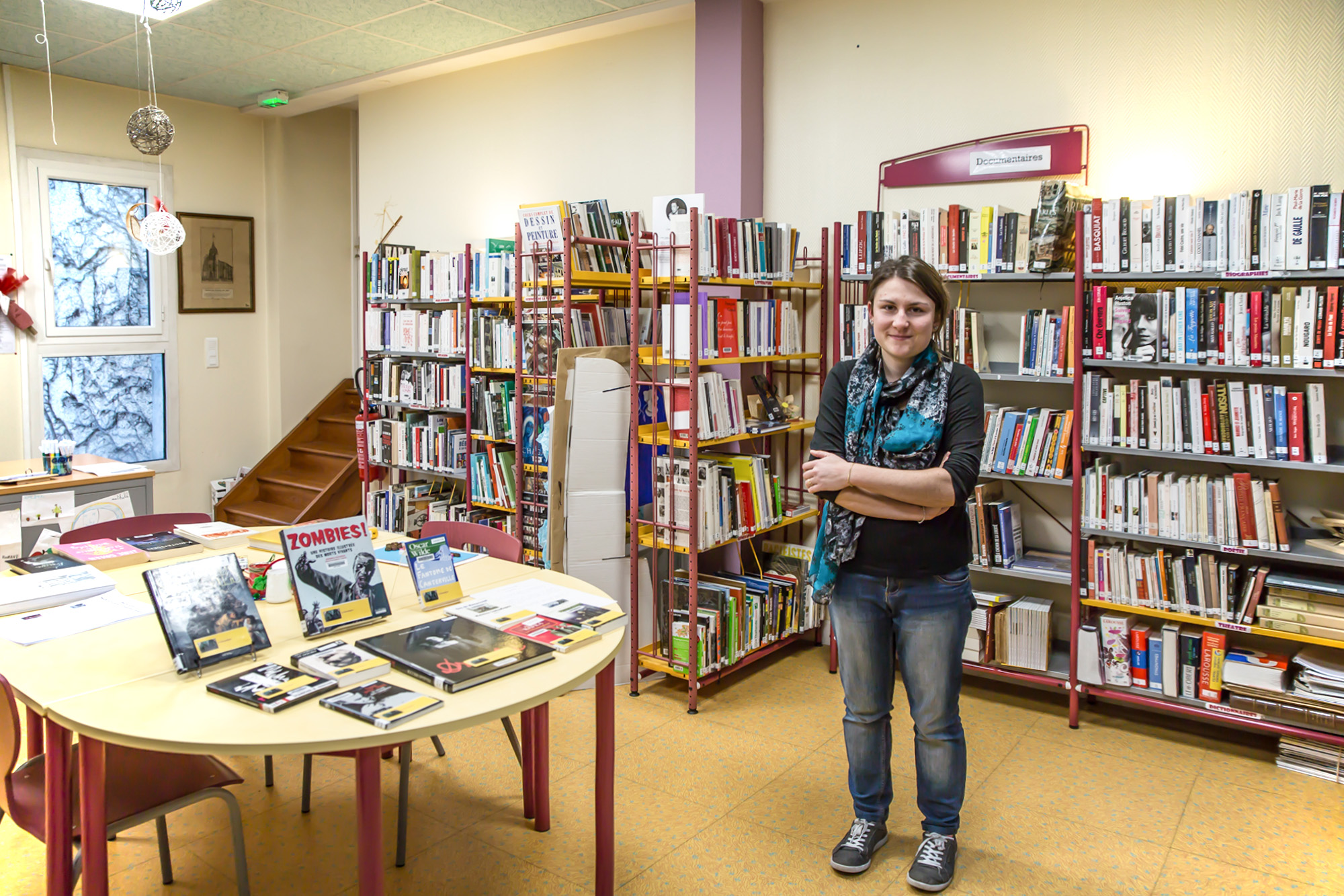 Marguerite Burlet à la bibliothèque de Nogaro 1bis 020218.jpg
