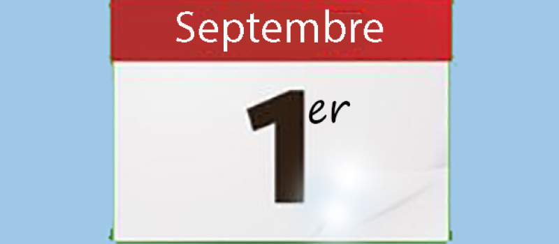 Ce qui change au 1er septembre