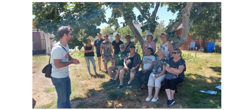 Première rencontre-échanges dans les jardins familiaux vicois : les jardiniers sont conquis !