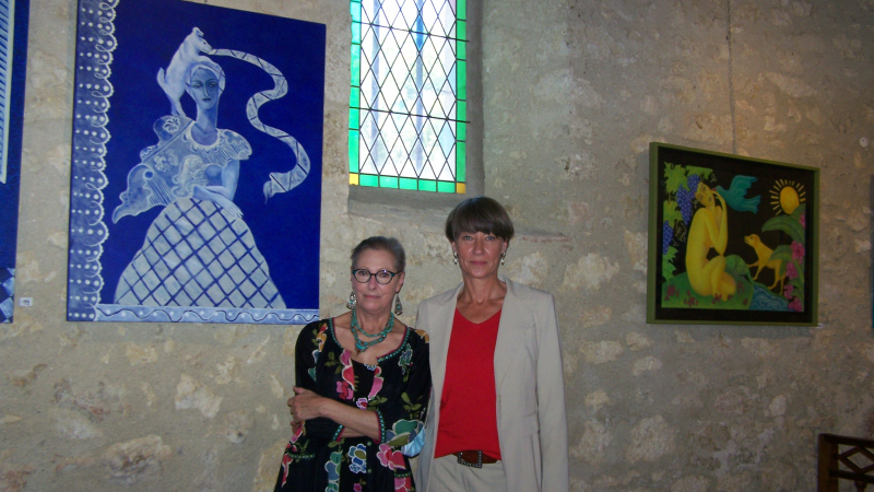 La chapelle de Sarrant expose Cécile de Bruijn