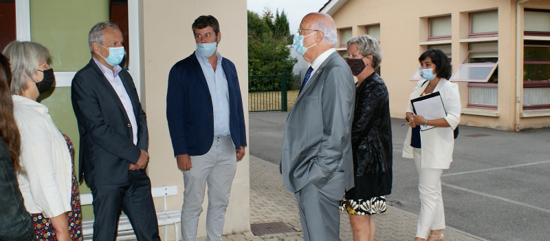Jean Louis Guilhaumon aux écoles de Plaisance