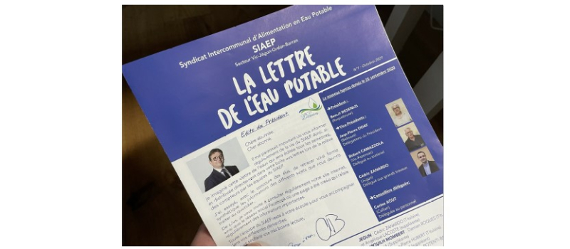 Syndicat de l'eau : la deuxième relève de l'année est lancée