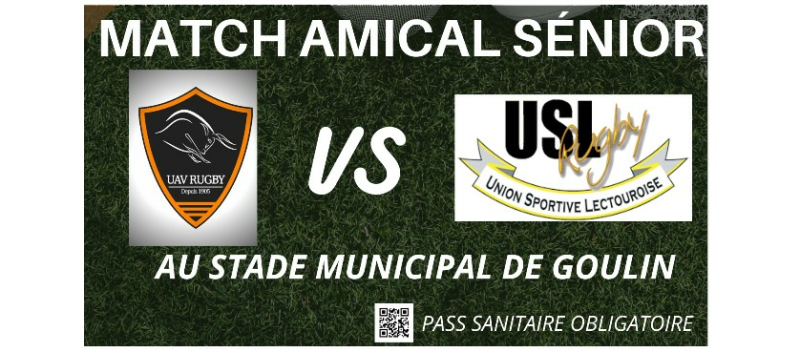 Programme de l'UAV Rugby du week-end