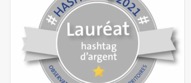 Hashtag d’argent 2021 pour le Conseil Départemental du Gers