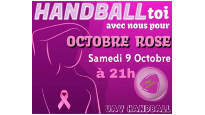 L'UAV  Handball en rose samedi !