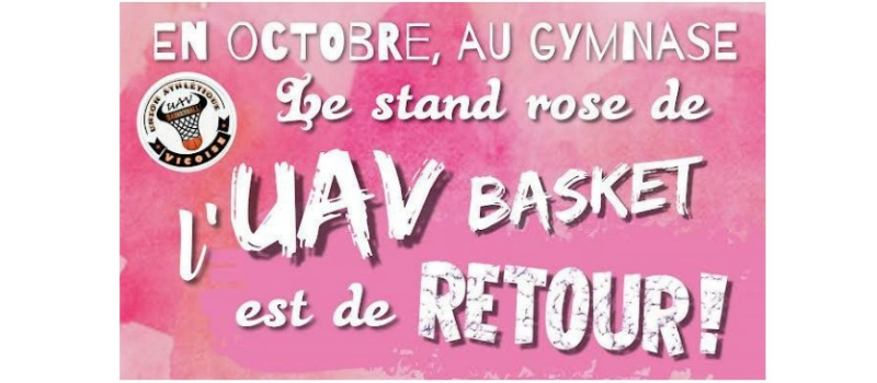 L'UAV Basket aussi se pare de rose !