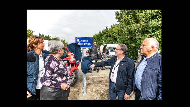 André Diviès a sa rue à son nom à Nogaro de son vivant