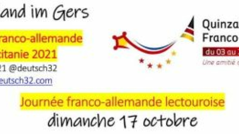 Quinzaine franco-allemande  Programme complet de la journée du dimanche 17 octobre