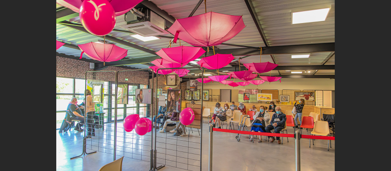 Réorganisation du vaccinodrome de Nogaro à l'heure d'Octobre rose