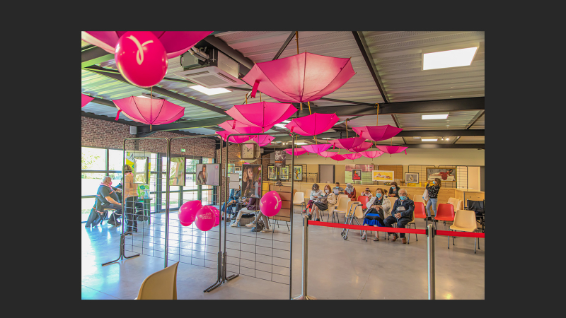 Réorganisation du vaccinodrome de Nogaro à l'heure d'Octobre rose