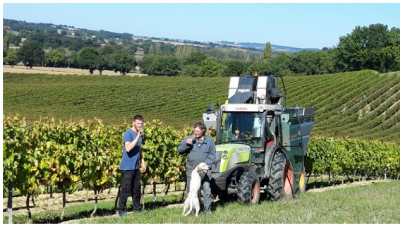 Clap de fin pour les vendanges 2021 au Domaine le Broca