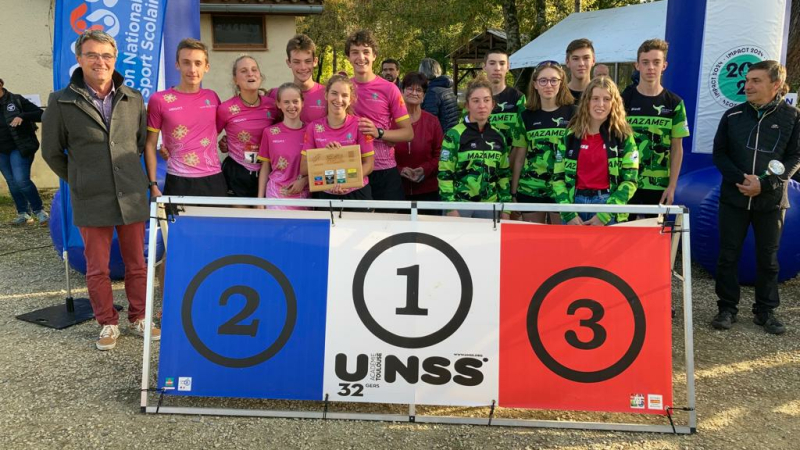 Raid nature des Lycées une réussite de l'UNSS Gers