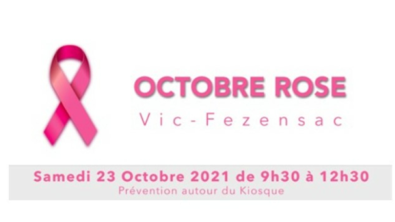 Octobre rose autour du kiosque !