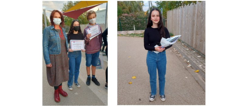 Alizée Labassa, lauréate nationale du concours de la Résistance et de la Déportation