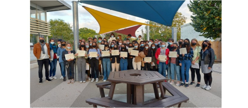 Les anciens 3èmes ont reçu leur diplôme du brevet !
