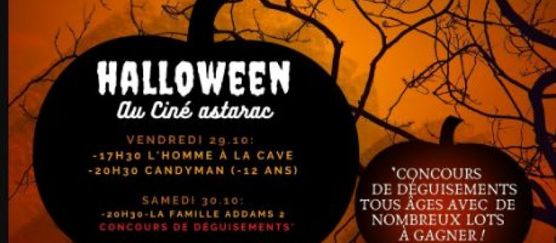 Au cinéma de l'Astarac frissons garantis pour Halloween