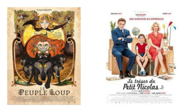 Le peuple loup et le trésor du petit Nicolas mercredi au cinéma...