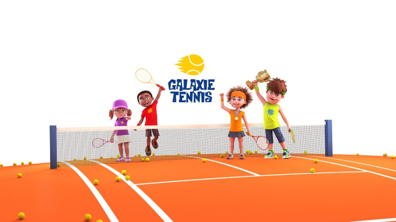 Les jeunes adeptes s'immergent dans la Galaxie tennis