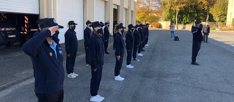 les cadets de la gendarmerie en formation