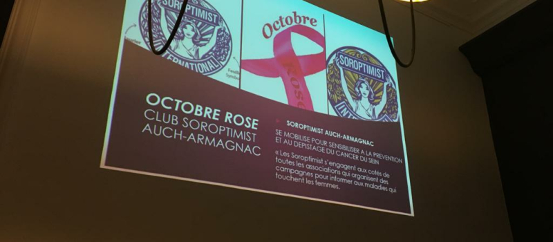 Les Soroptimist et Octobre rose