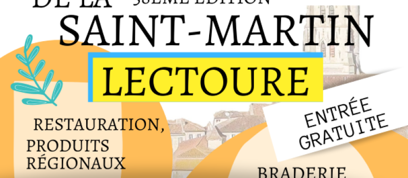 Foire de la Saint-Martin, c'est maintenant !