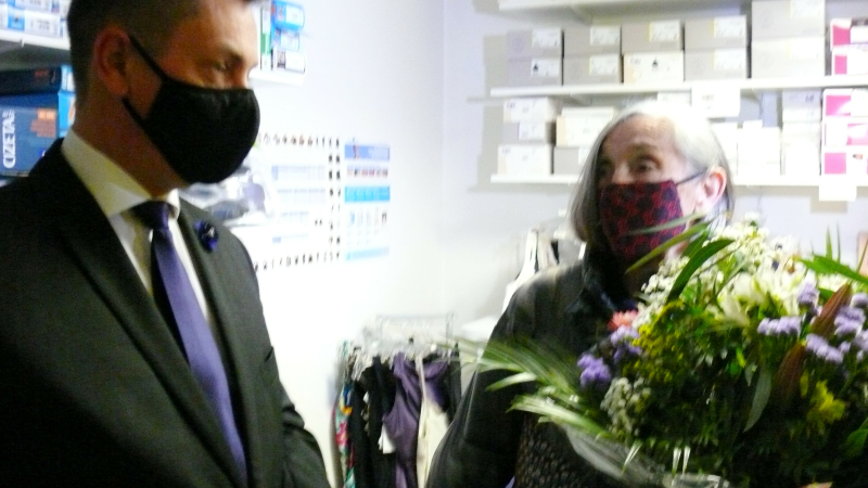 Nicole est la 10 000e gersoise de plus de 65 ans ayant reçu la 3ème dose de vaccin Pfizer