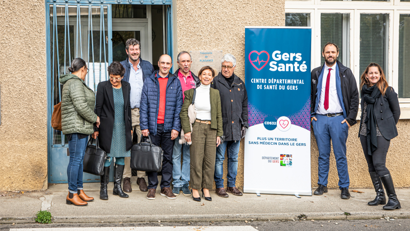Centres de Santé : «13 médecins candidats pour le Gers » (Philippe Martin à Plaisance)